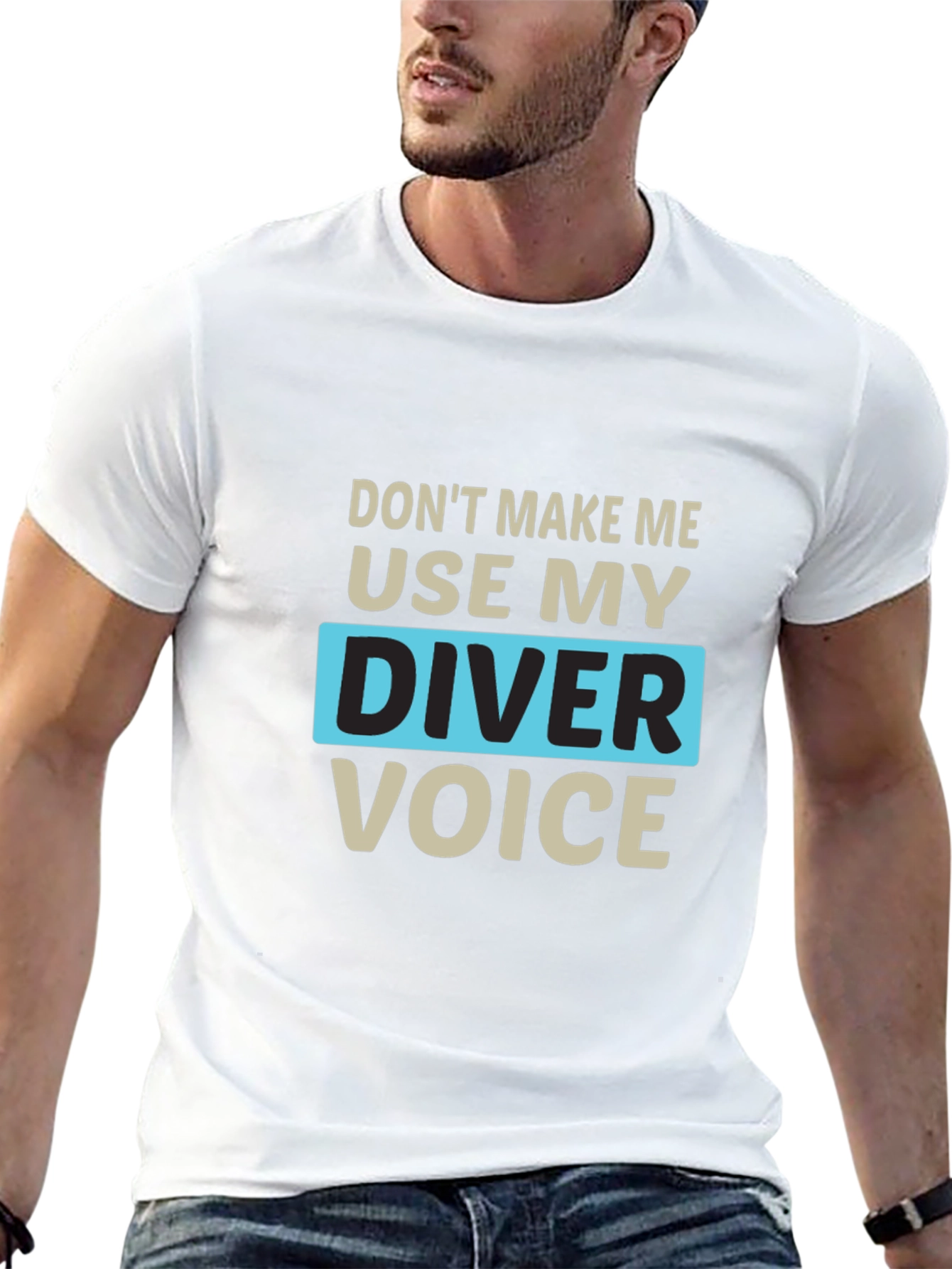 Diver Voice Graphic T-Shirt - Funny Diving Tee