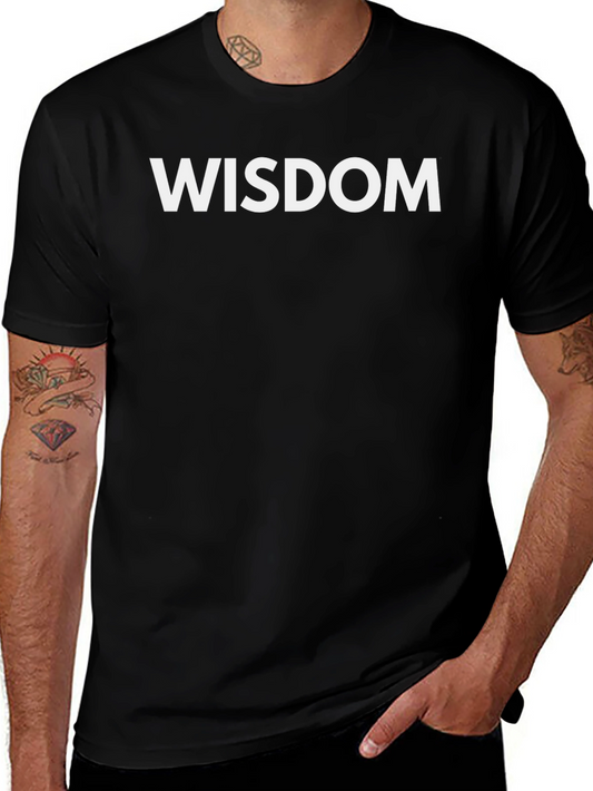 Wisdom Graphic Tee - Bold Statement Shirt
