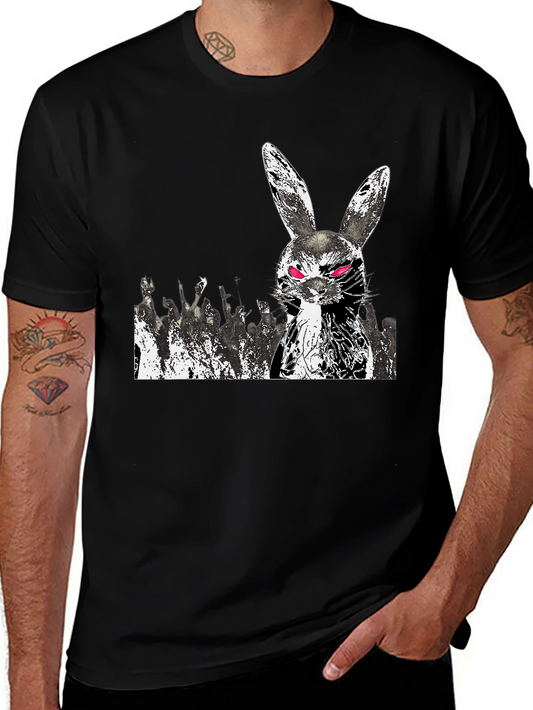 Evil Bunny Graphic T-Shirt