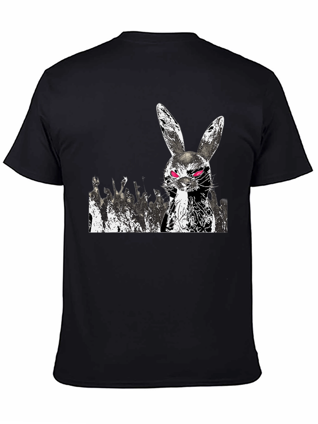 Evil Bunny Graphic T-Shirt