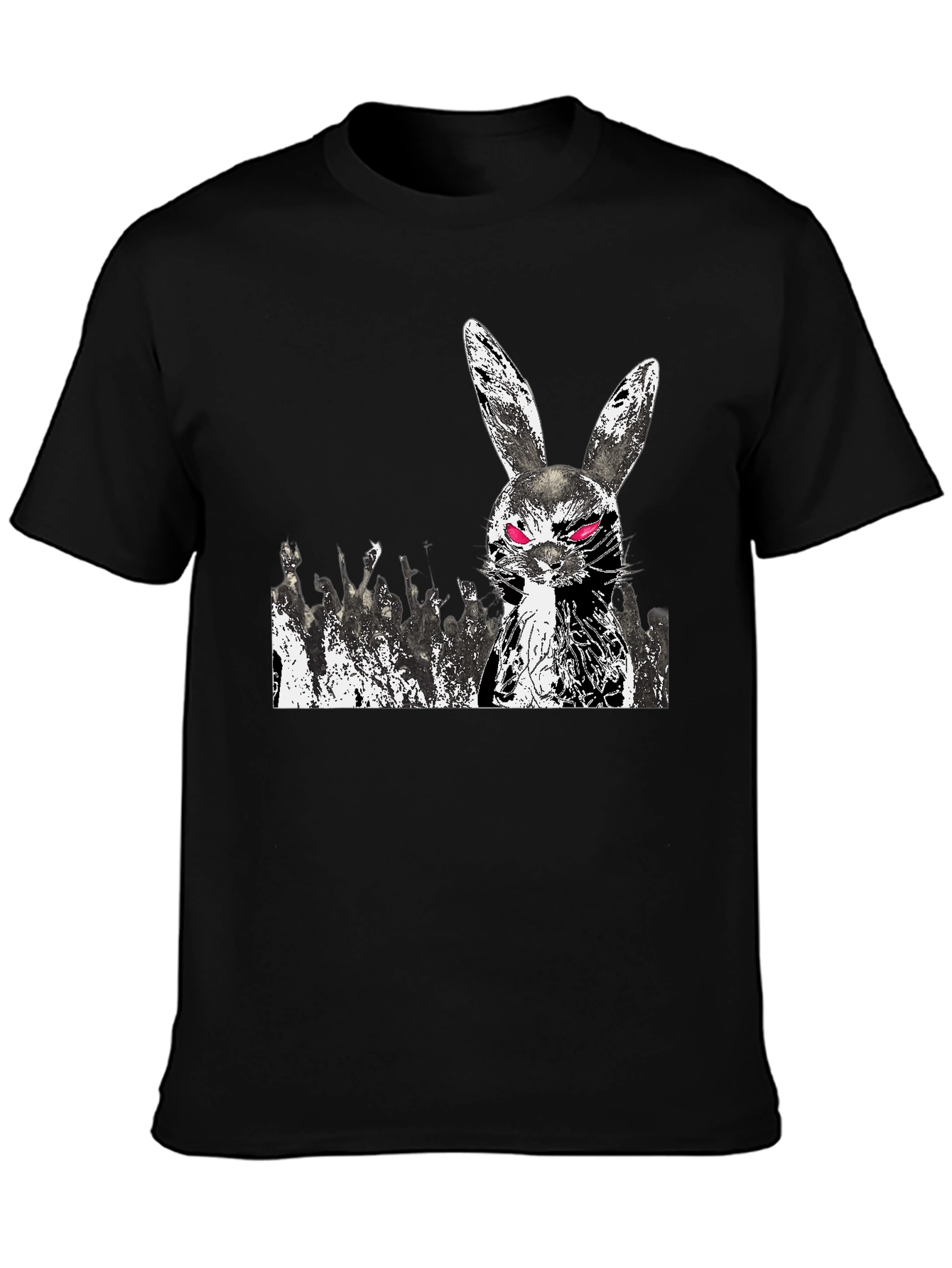 Evil Bunny Graphic T-Shirt