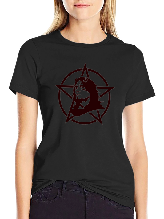 Red Star Portrait Graphic T-Shirt