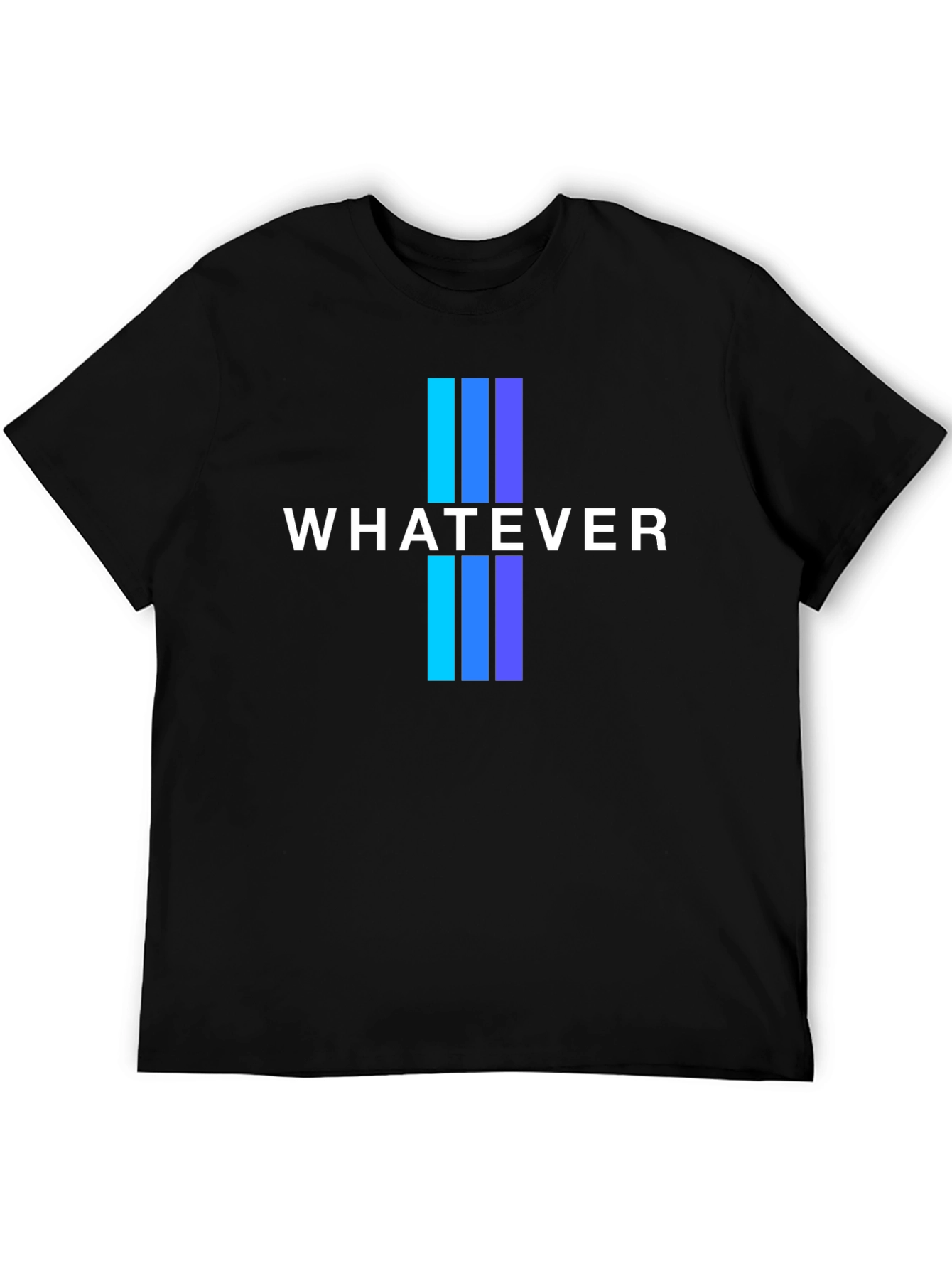 Whatever Graphic Print Crew Neck Tee