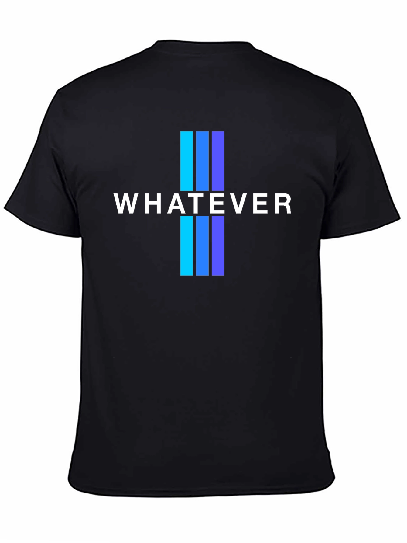 Whatever Graphic Print Crew Neck Tee
