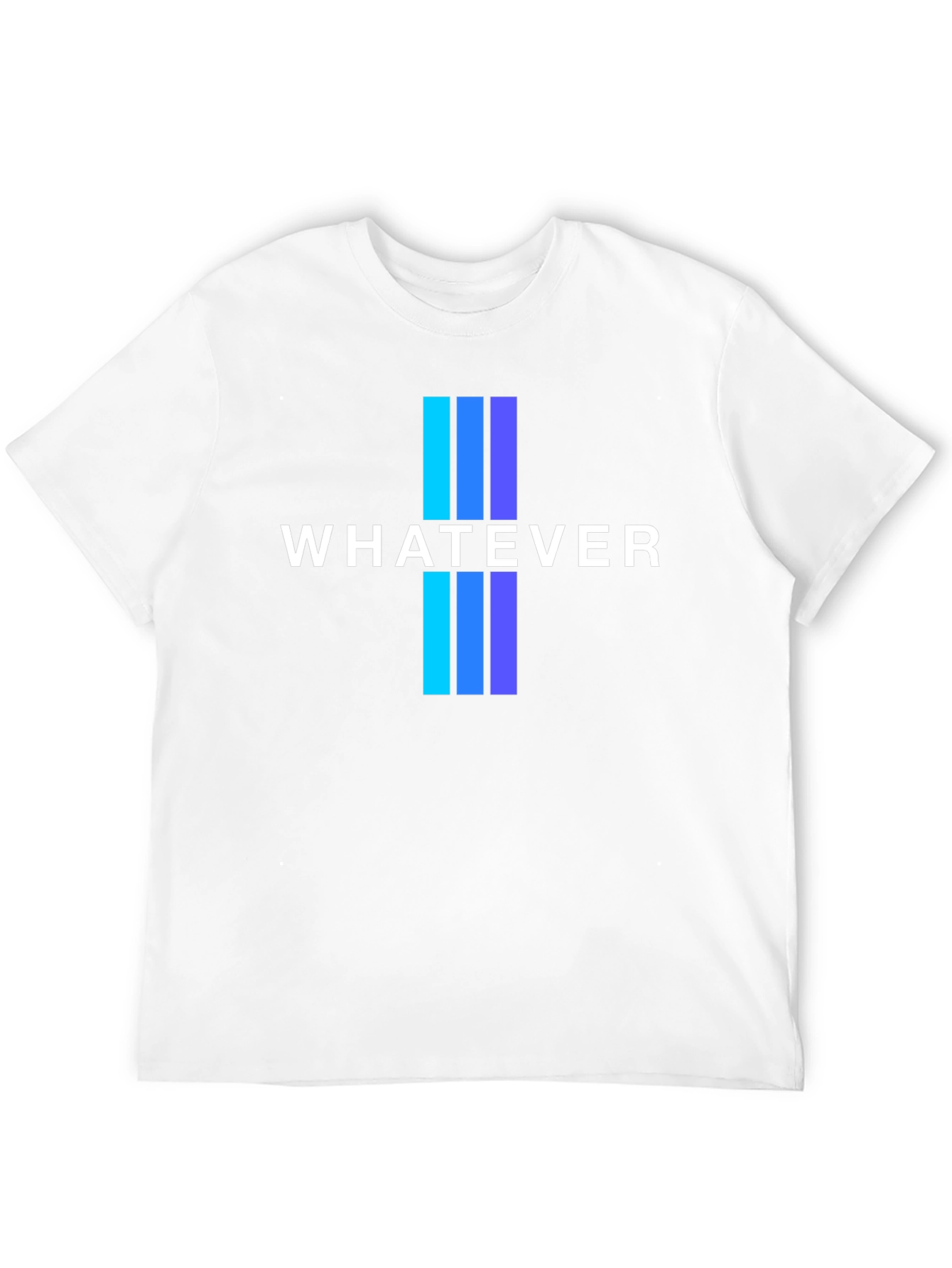 Whatever Graphic Print Crew Neck Tee