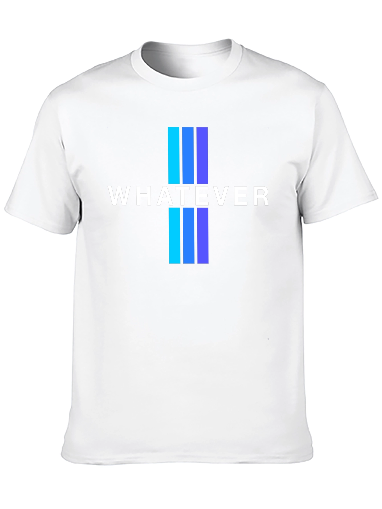 Whatever Graphic Print Crew Neck Tee