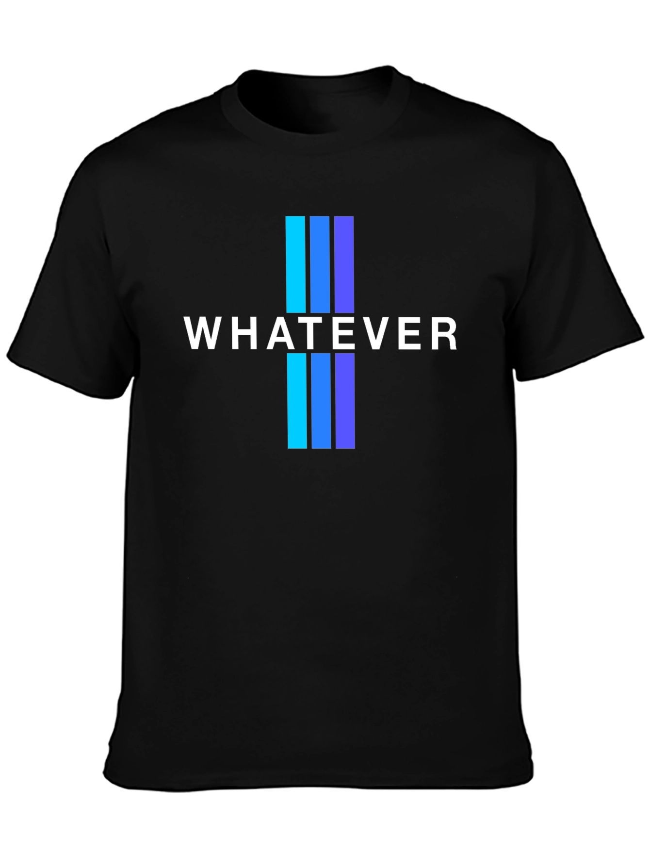 Whatever Graphic Print Crew Neck Tee