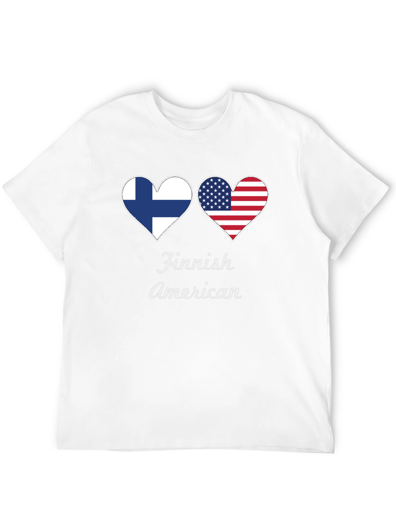 Finnish American Heart T-Shirt