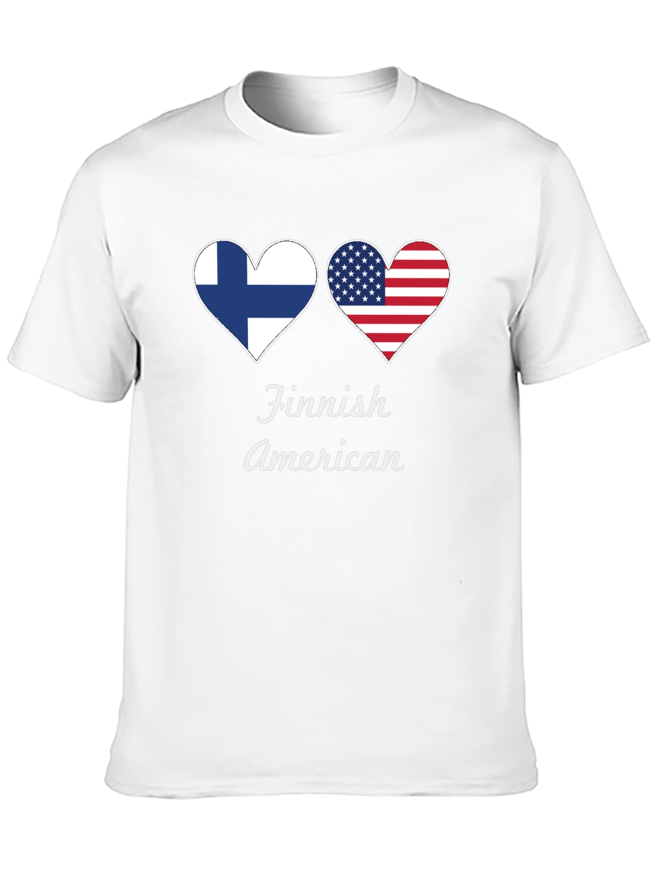 Finnish American Heart T-Shirt