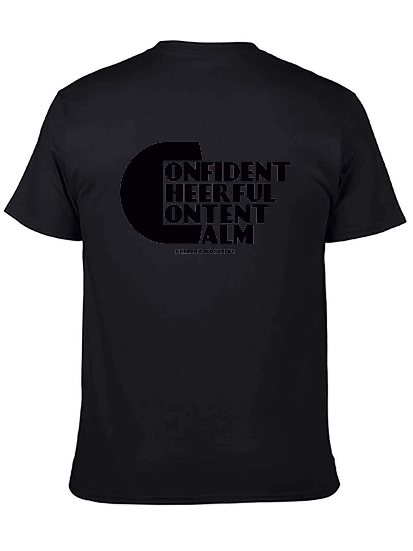 Positive Affirmation T-Shirt - Confident Cheerful Content