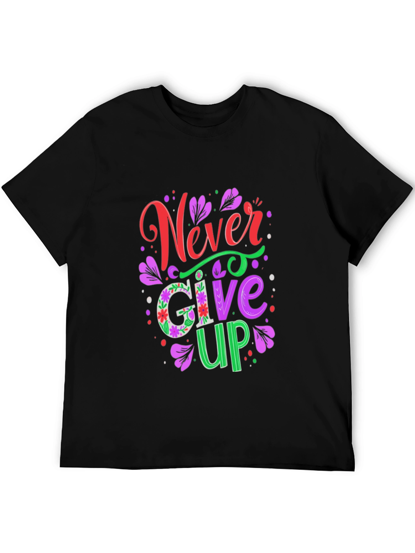 Never Give Up Graphic Tee
