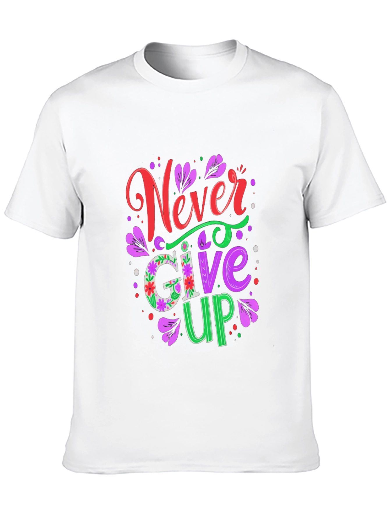 Never Give Up Graphic Tee