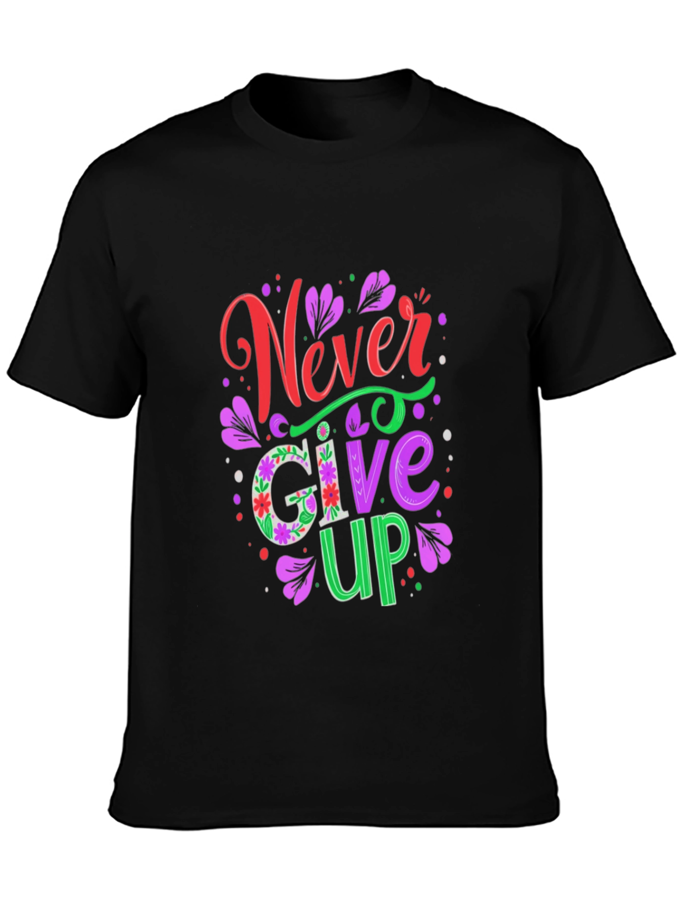 Never Give Up Graphic Tee