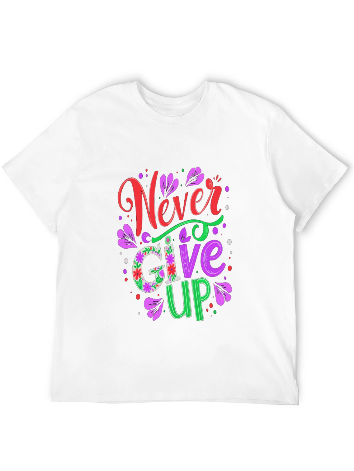 Never Give Up Graphic Tee