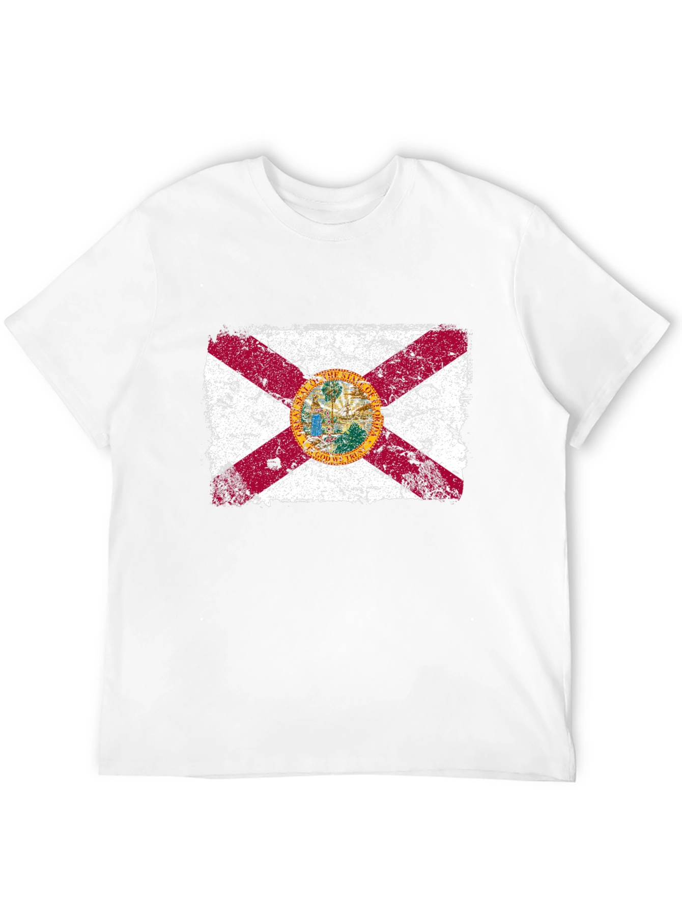 Florida Flag T-Shirt - Distressed Design