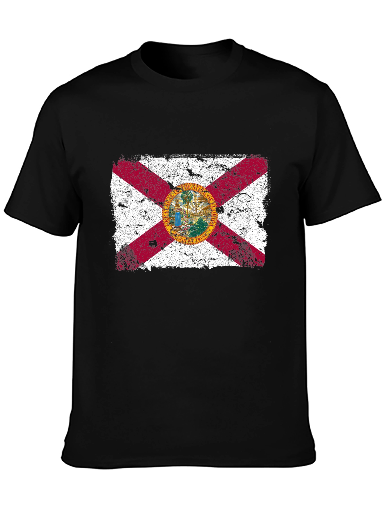 Florida Flag T-Shirt - Distressed Design