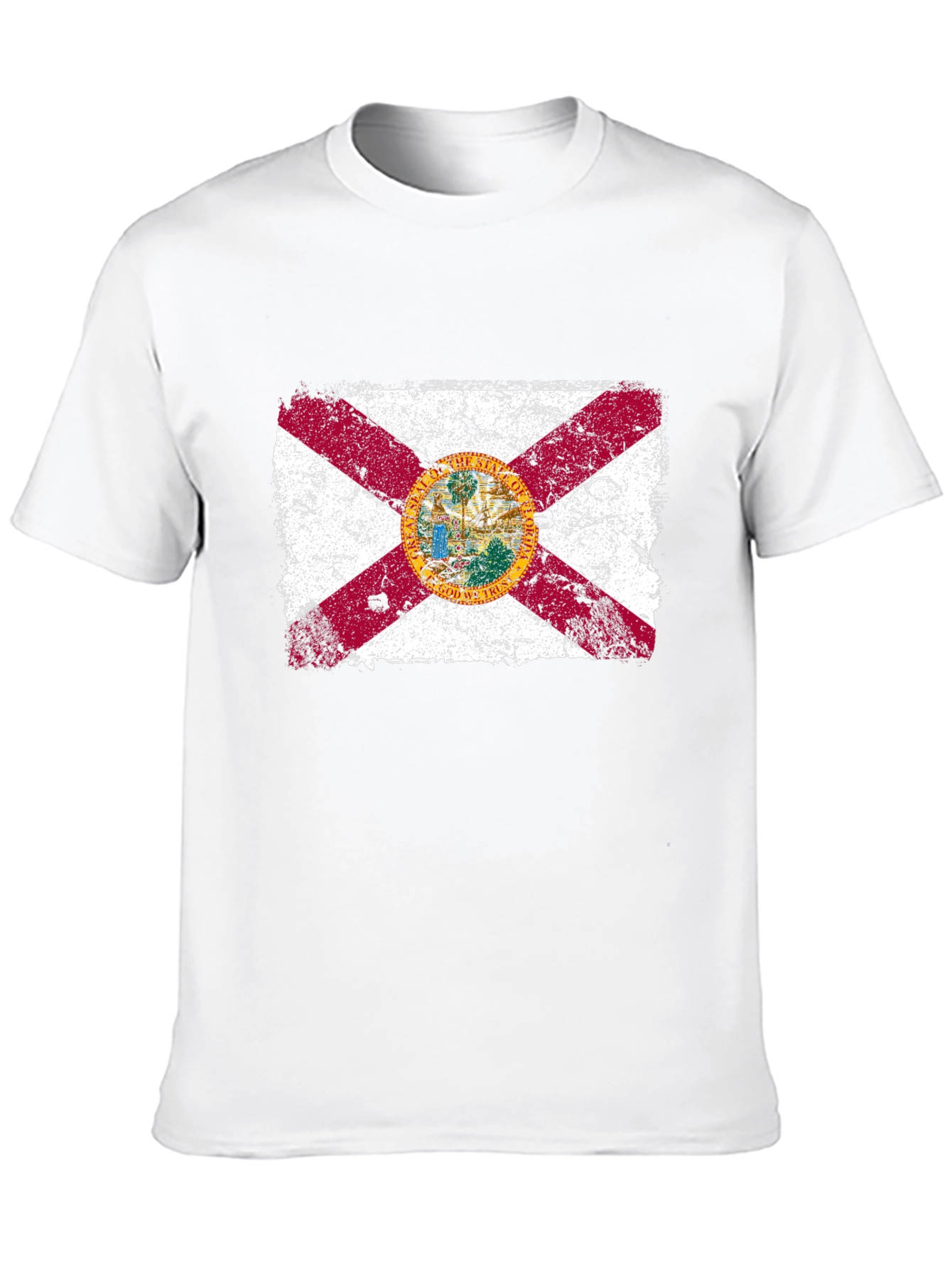 Florida Flag T-Shirt - Distressed Design