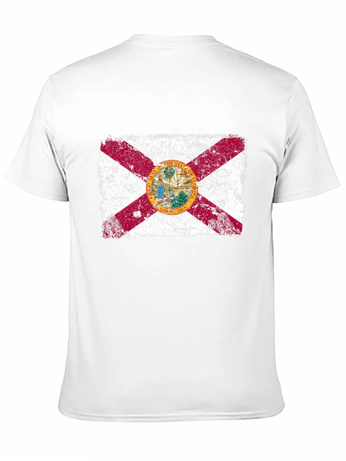 Florida Flag T-Shirt - Distressed Design