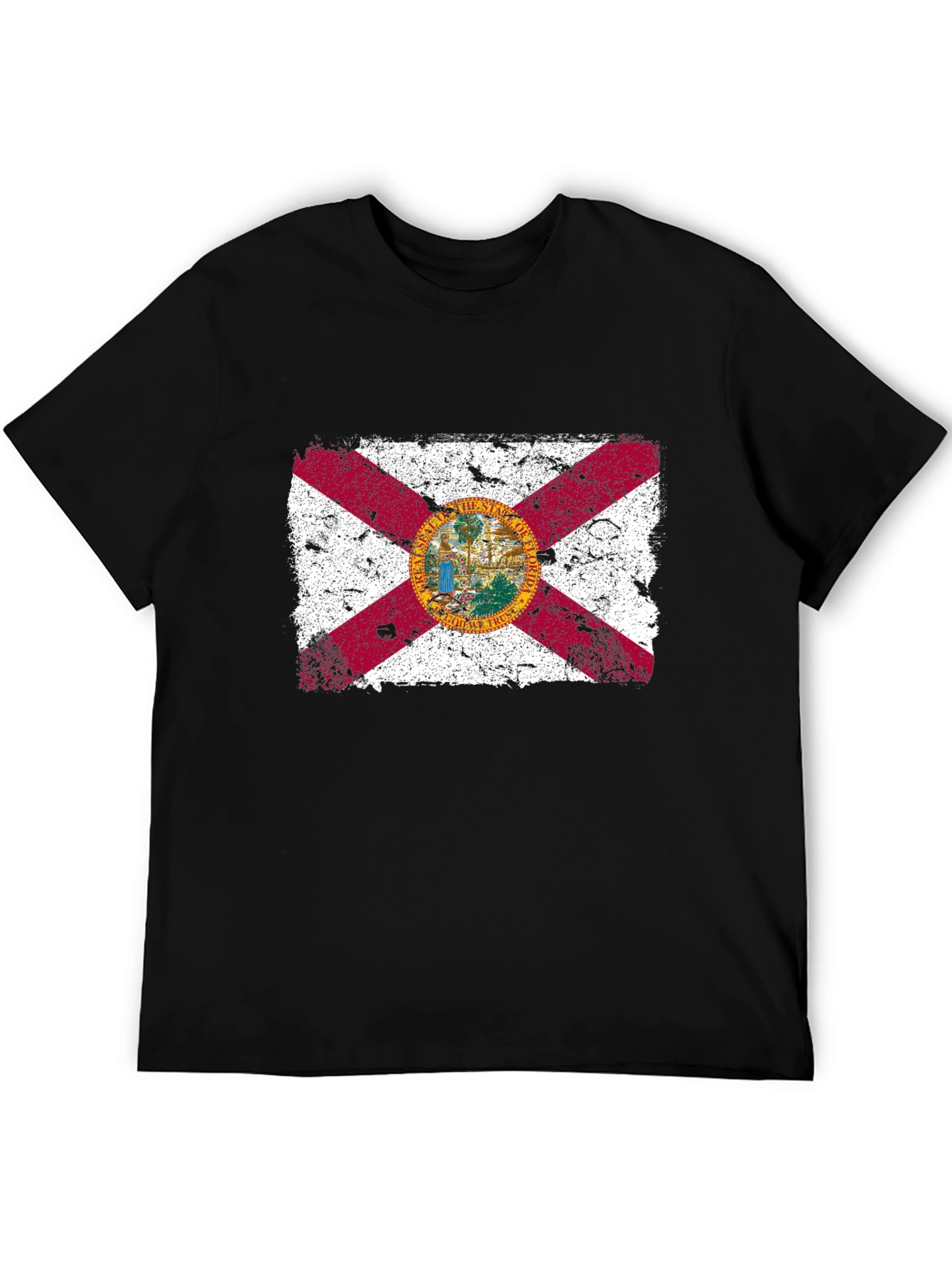 Florida Flag T-Shirt - Distressed Design