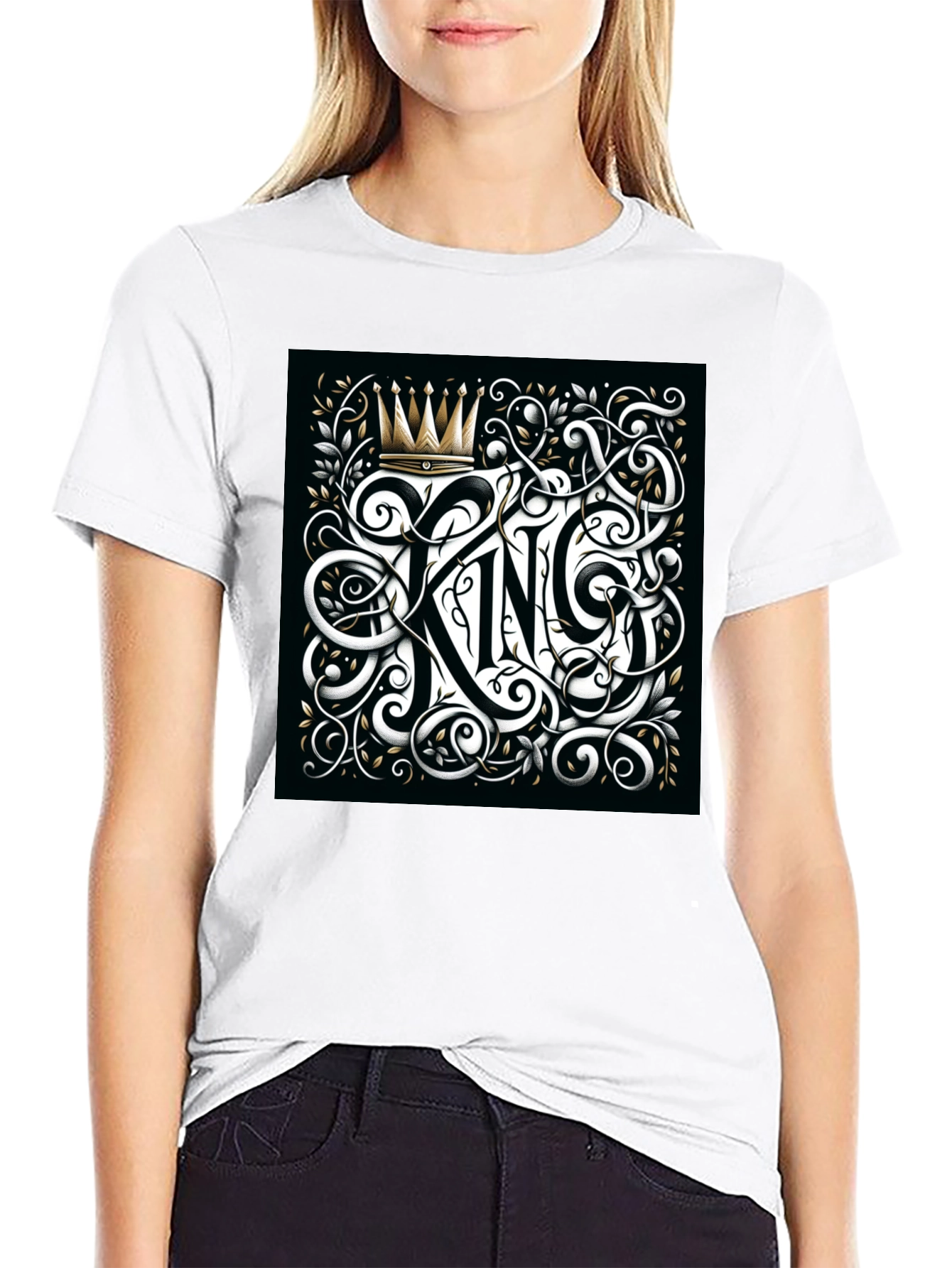 King Graphic T-Shirt - Stylish Design