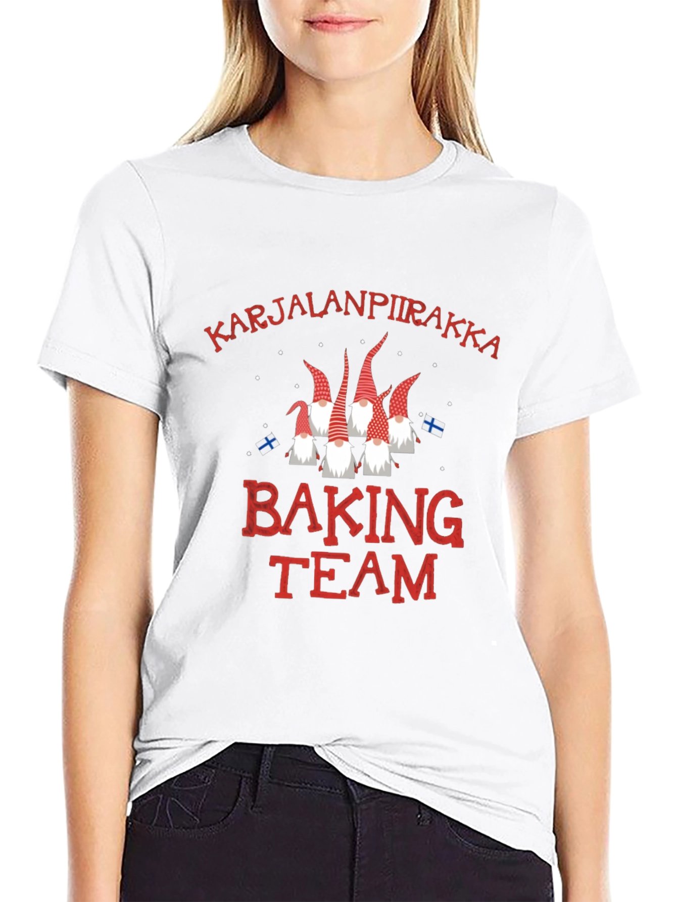 Karjalanpiirakka Baking Team T-Shirt