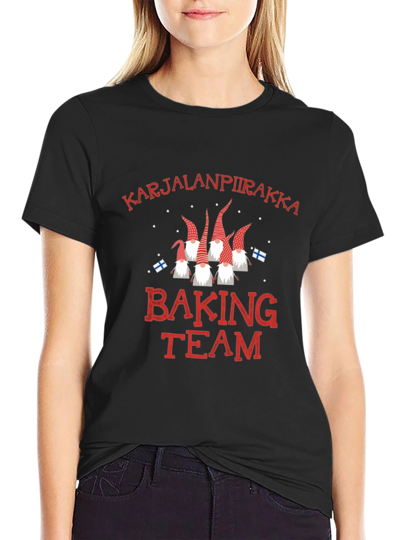 Karjalanpiirakka Baking Team T-Shirt