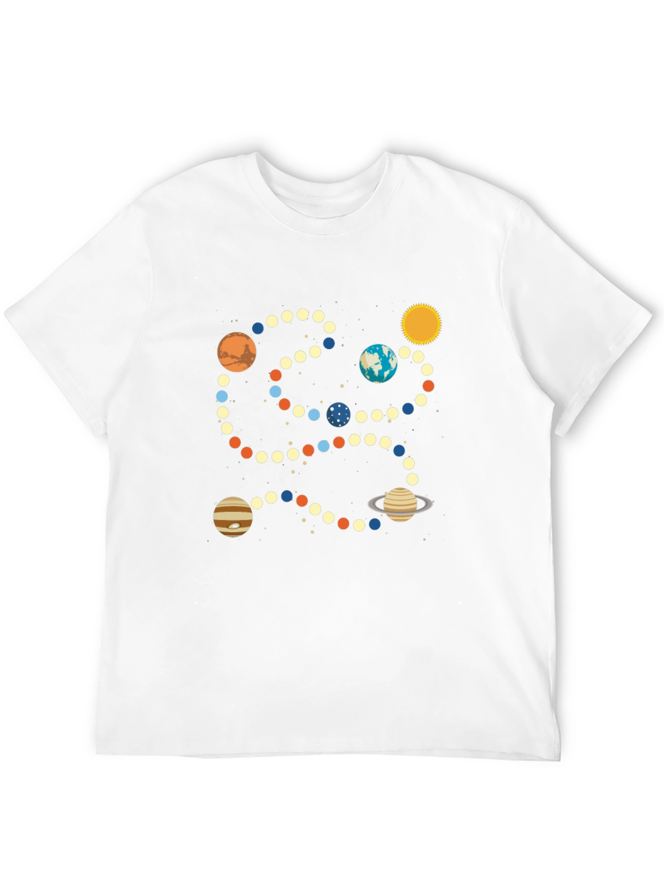 Planetary System T-Shirt - Galaxy Lover Tee