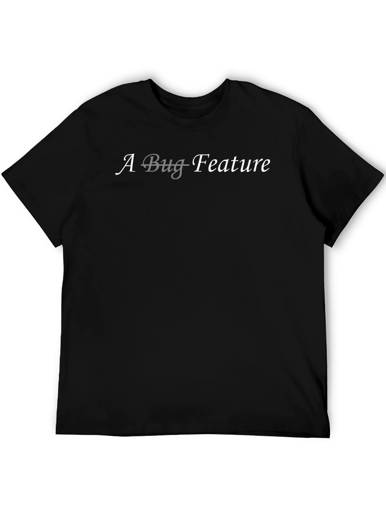 A Bug Feature Black T-Shirt