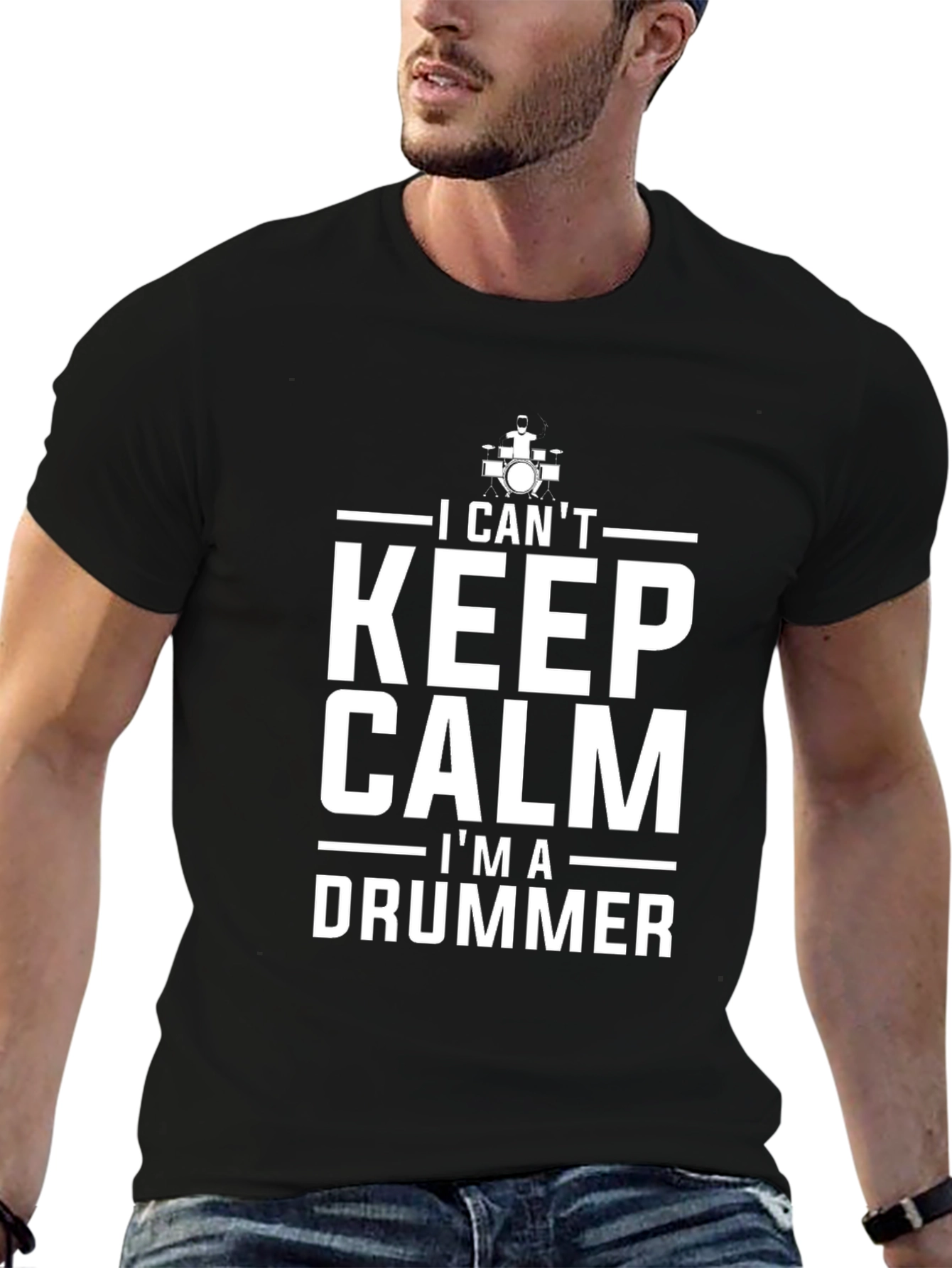 I Cant Keep Calm Im A Drummer T-Shirt