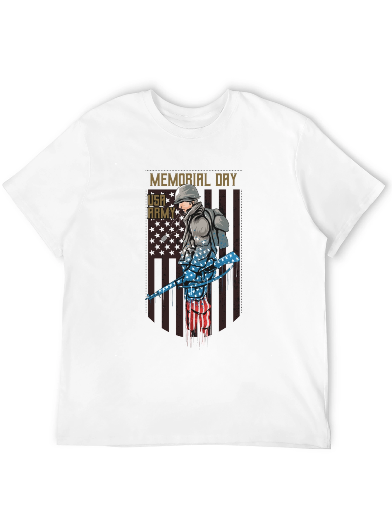Memorial Day USA Army Graphic Tee