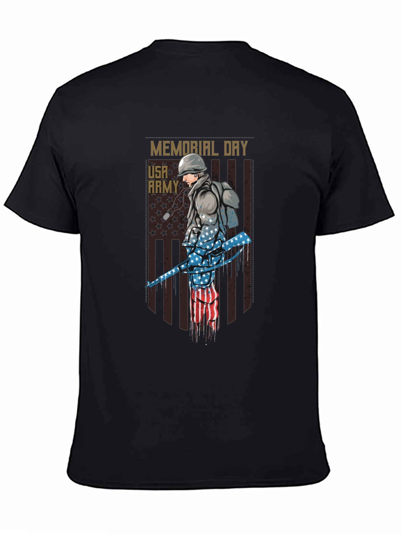Memorial Day USA Army Graphic Tee