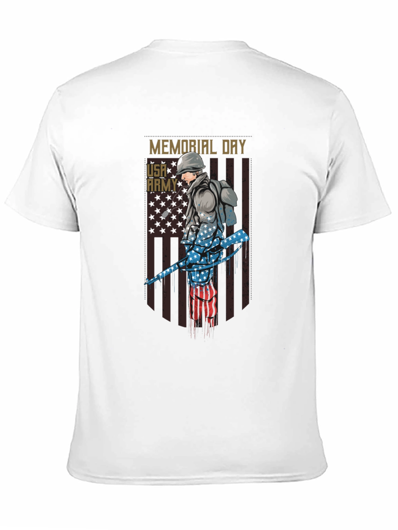 Memorial Day USA Army Graphic Tee
