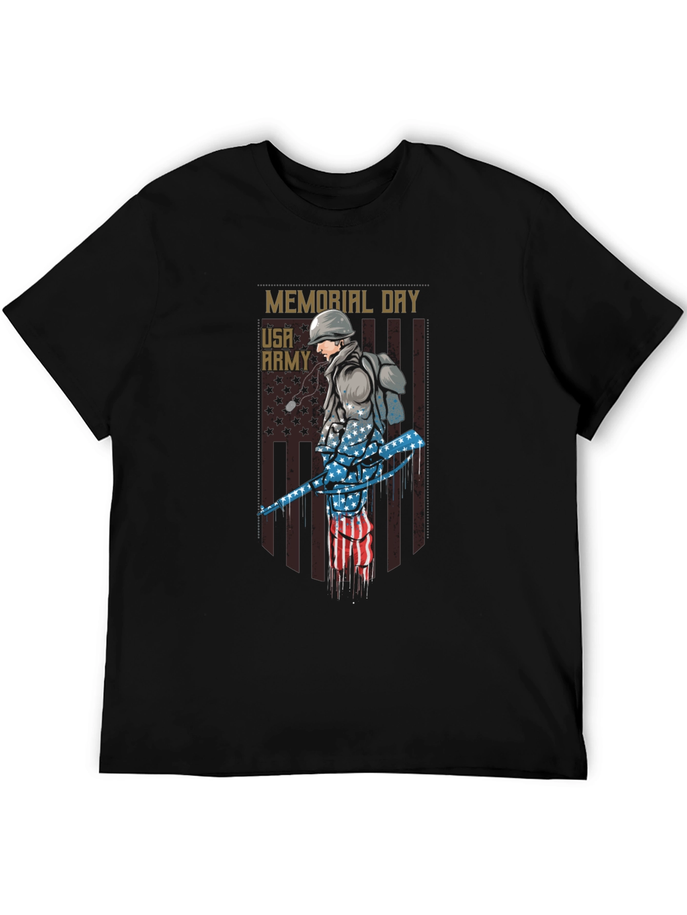 Memorial Day USA Army Graphic Tee
