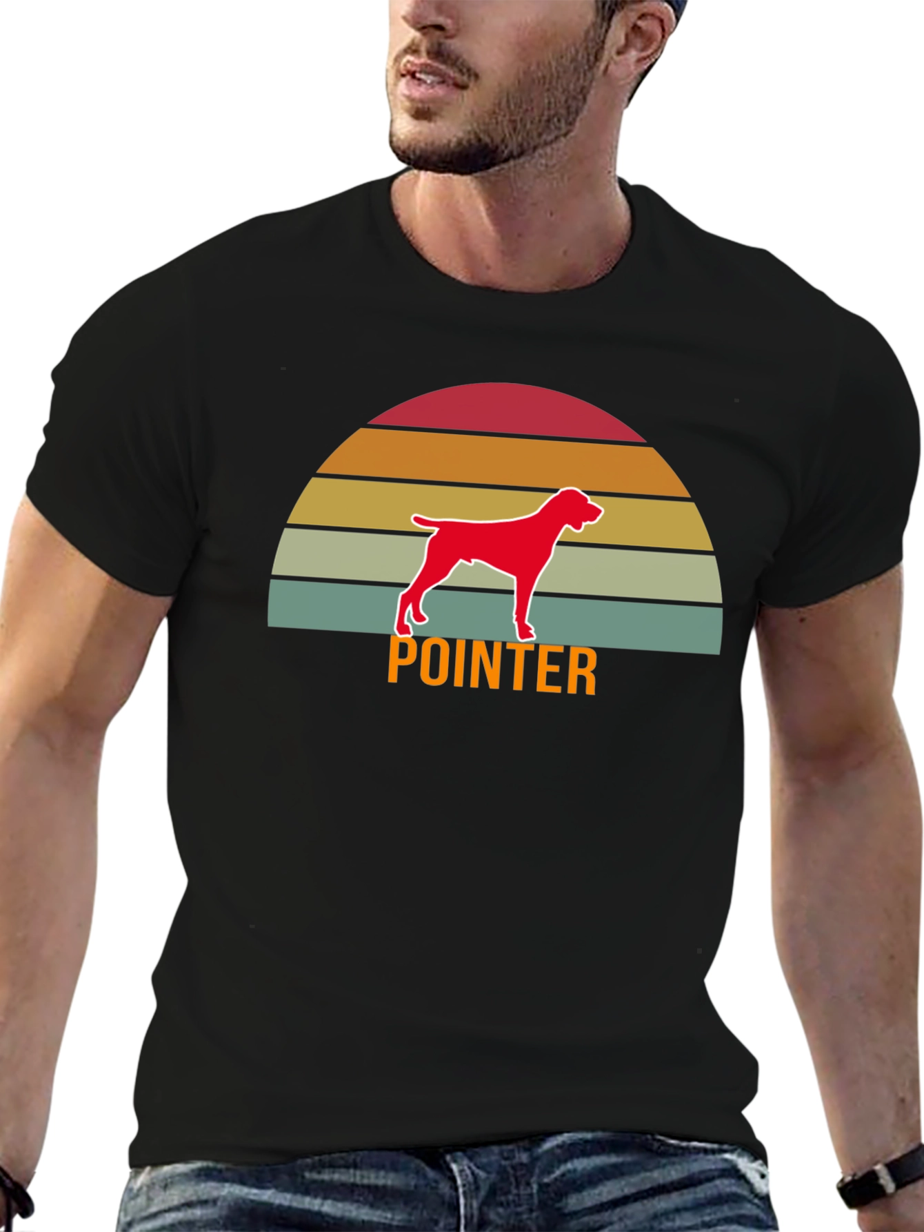 Pointer Dog Retro T-Shirt