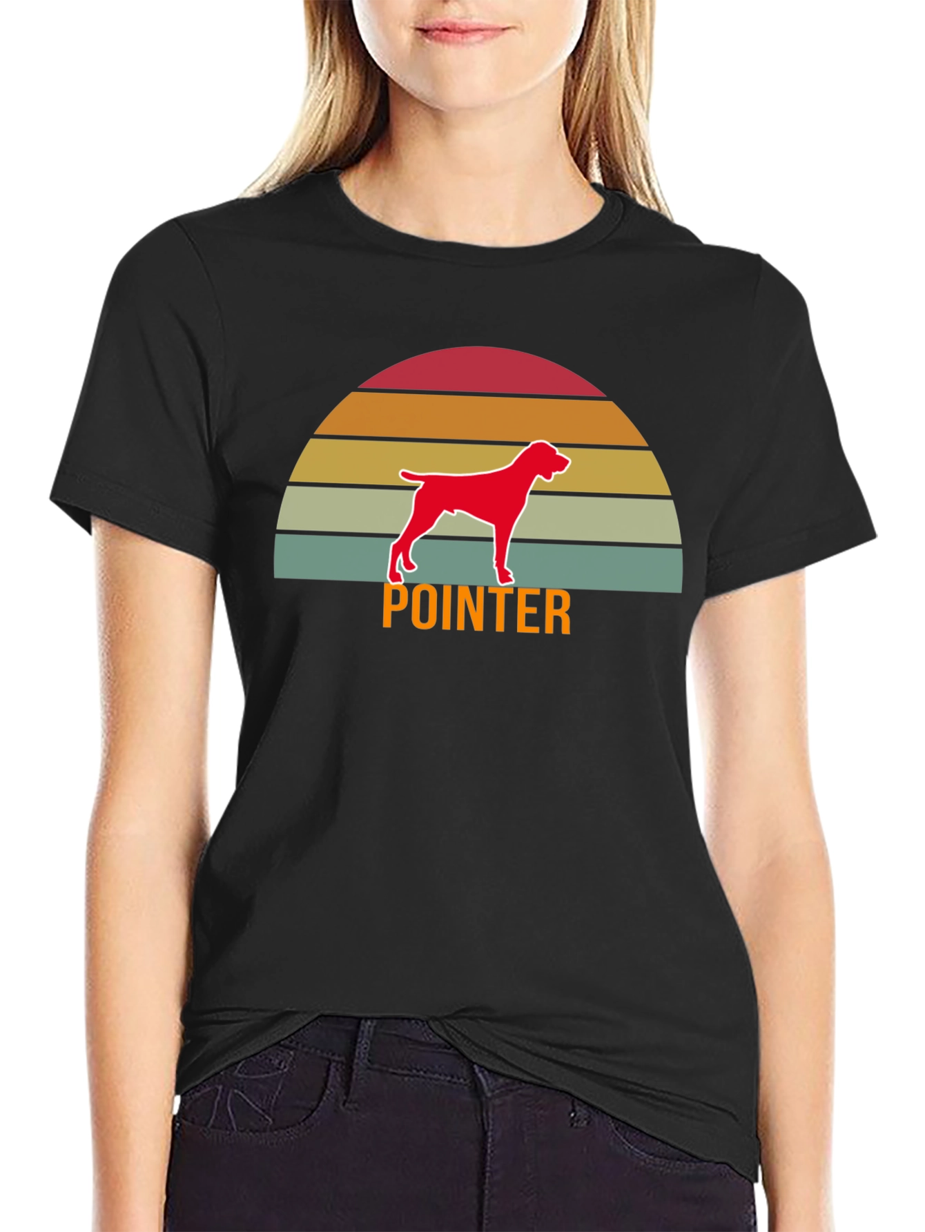 Pointer Dog Retro T-Shirt