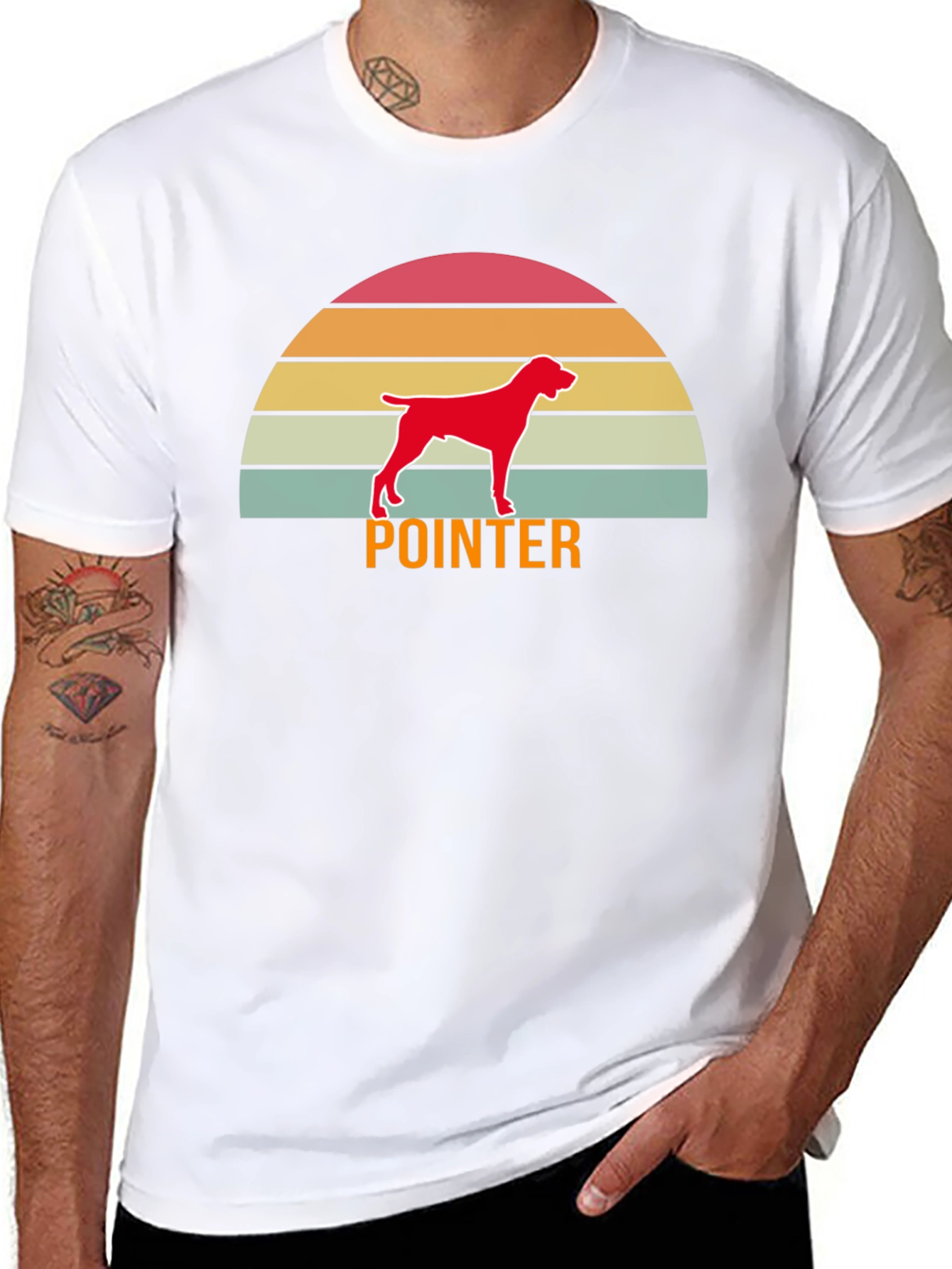 Pointer Dog Retro T-Shirt