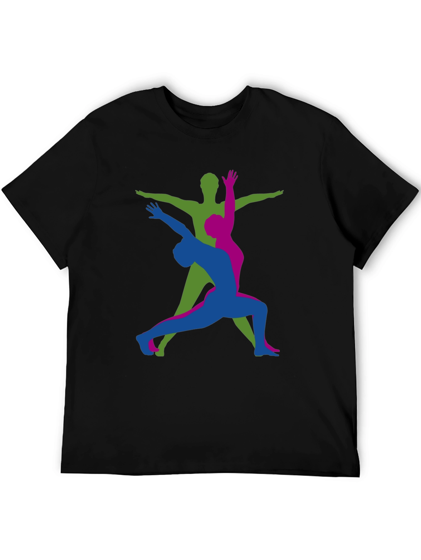 Yoga Pose Graphic Tee - Trendy Design
