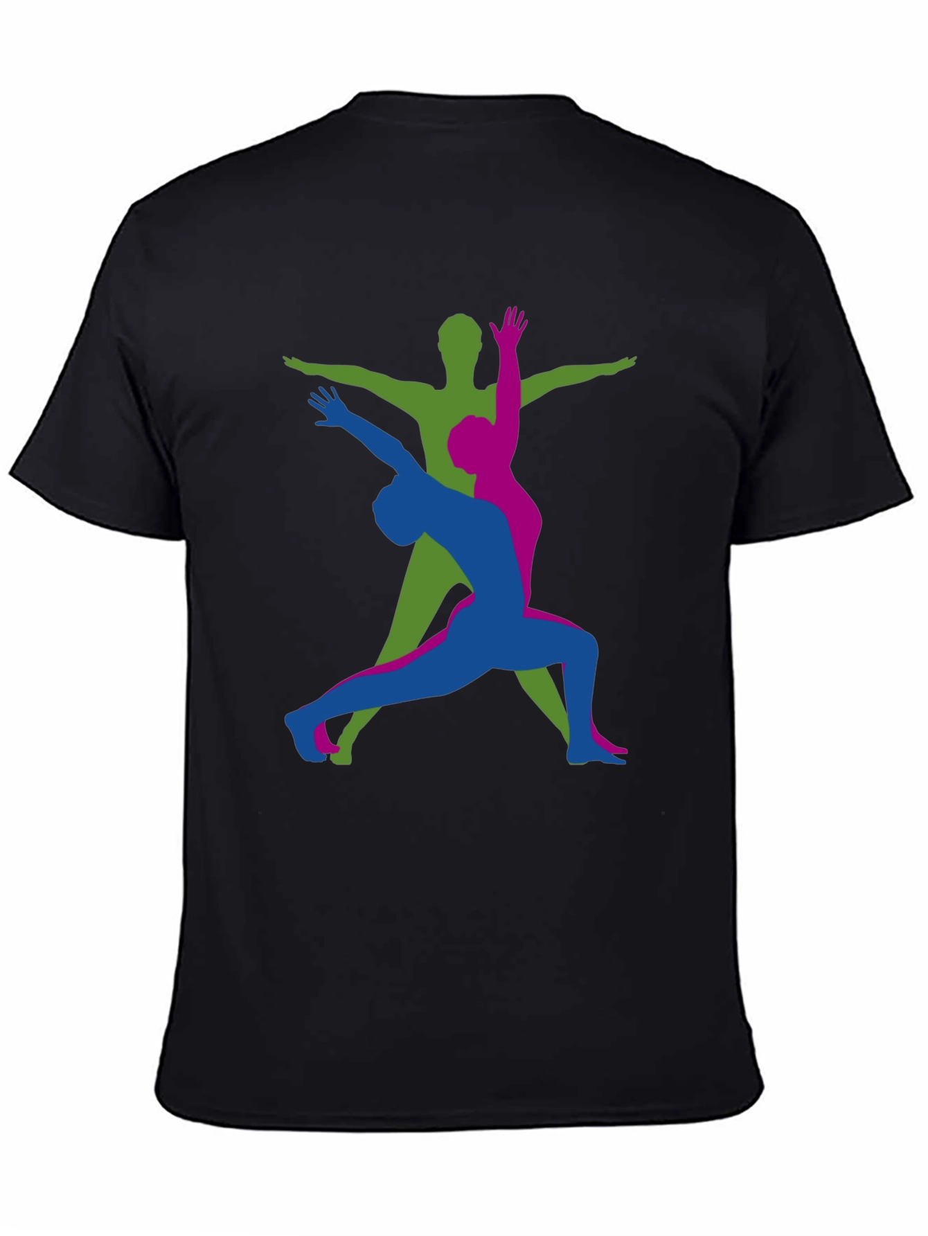 Yoga Pose Graphic Tee - Trendy Design
