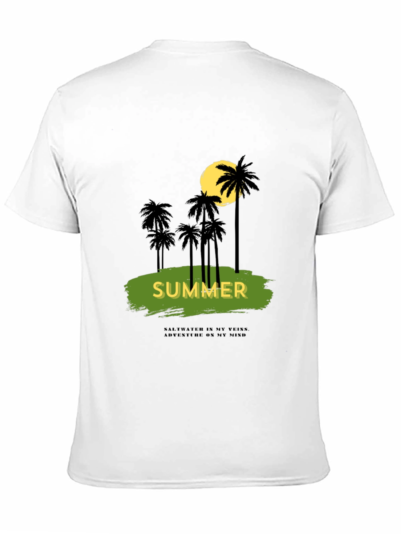 Summer Vibes T-Shirt - Tropical Palm Tree Graphic