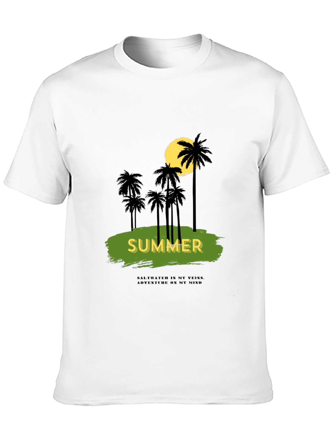 Summer Vibes T-Shirt - Tropical Palm Tree Graphic
