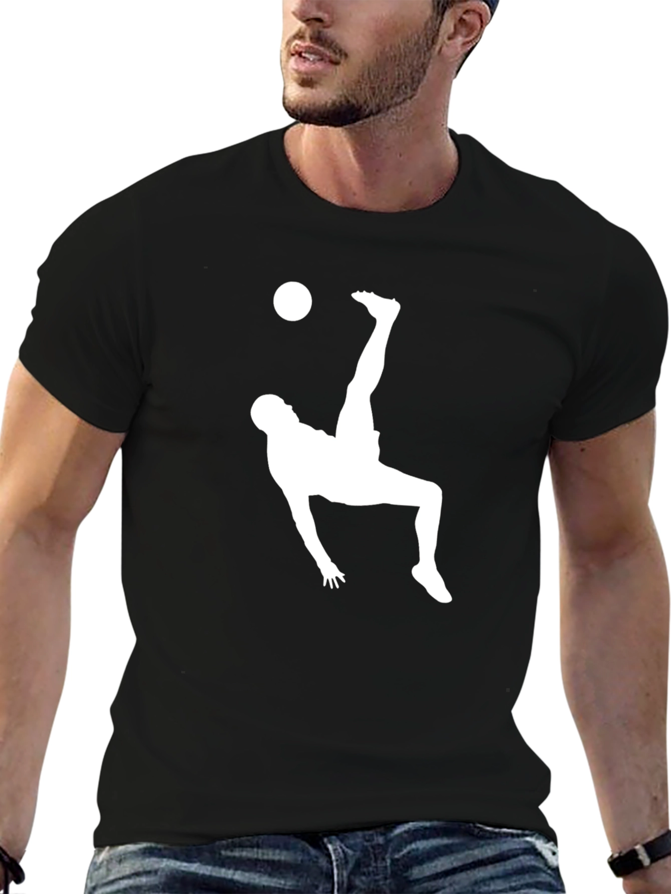 Soccer Bicycle Kick Graphic Tee