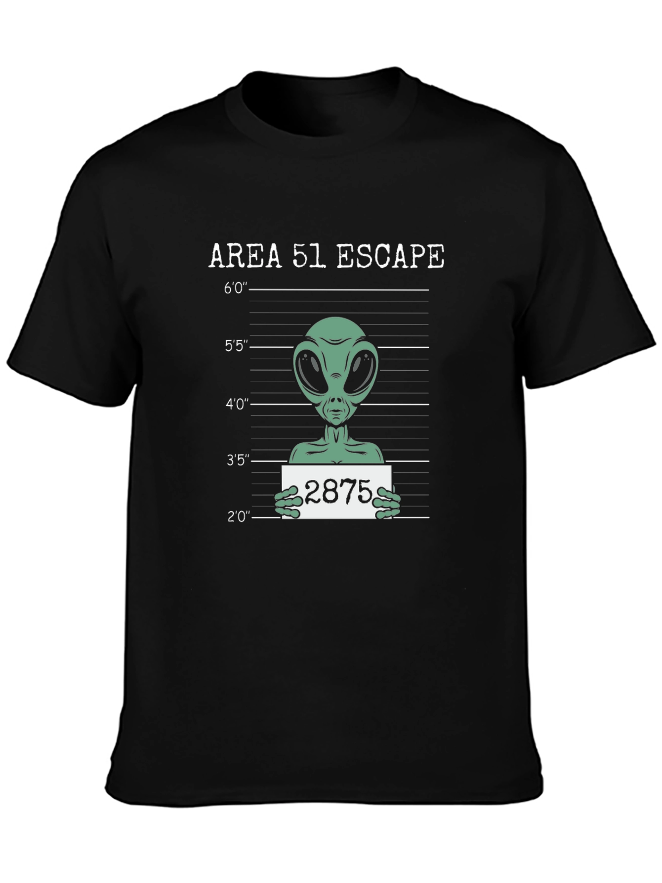 Area 51 Escape T-Shirt - Alien Mugshot