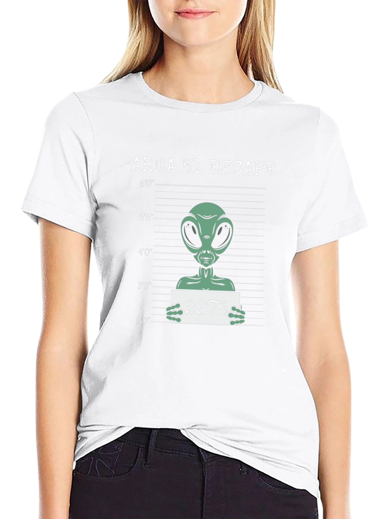 Area 51 Escape T-Shirt - Alien Mugshot