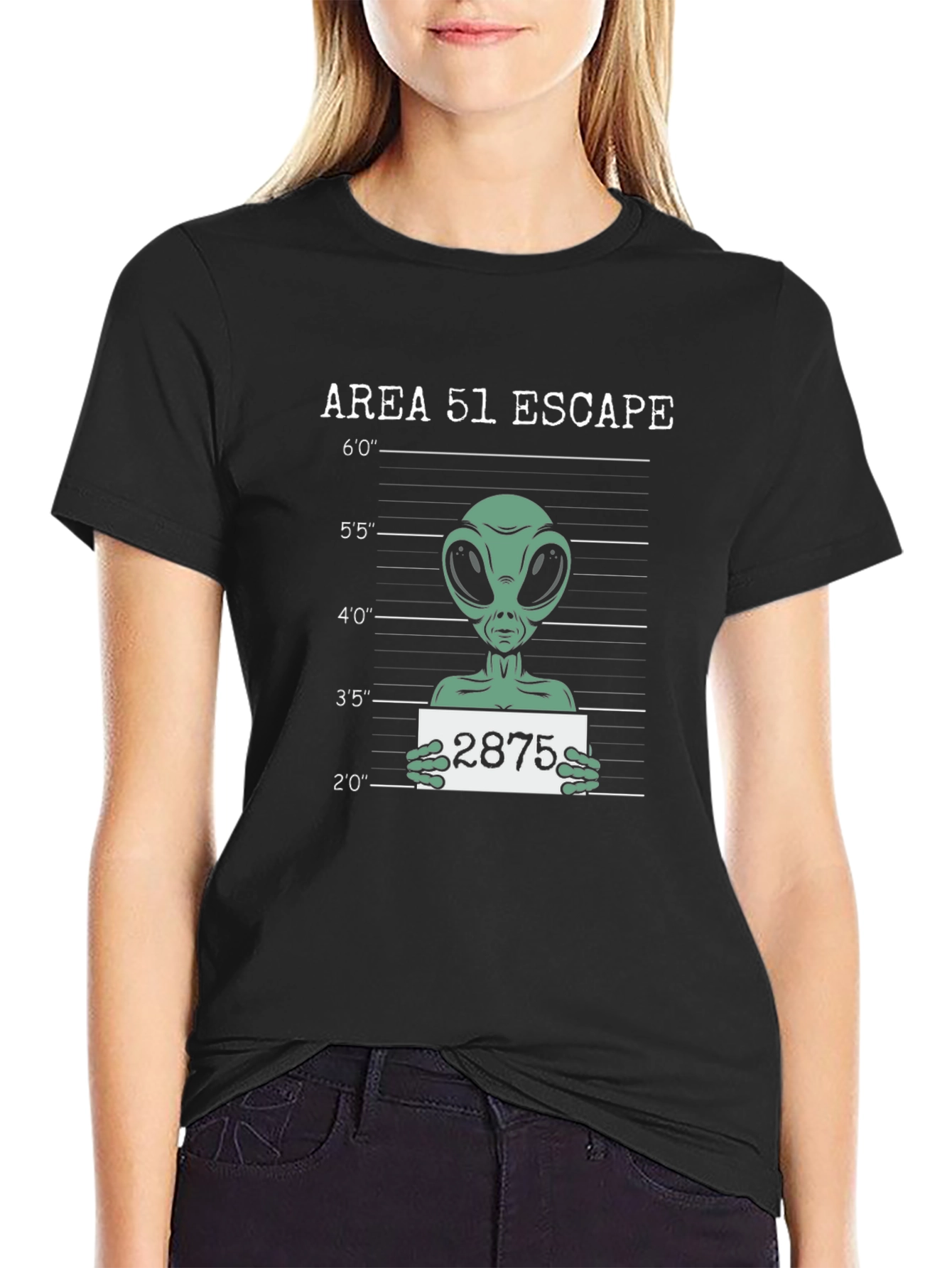Area 51 Escape T-Shirt - Alien Mugshot