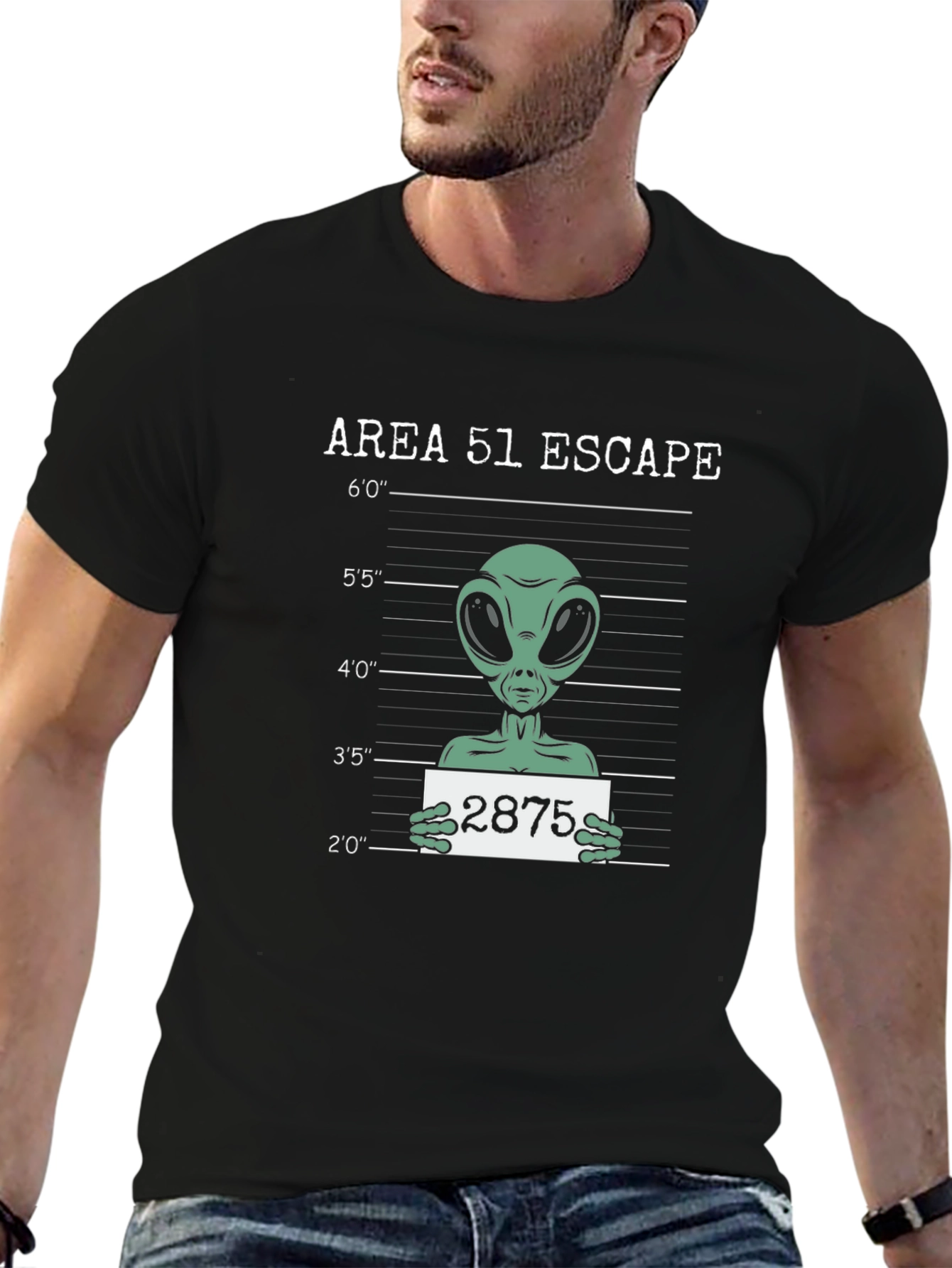 Area 51 Escape T-Shirt - Alien Mugshot