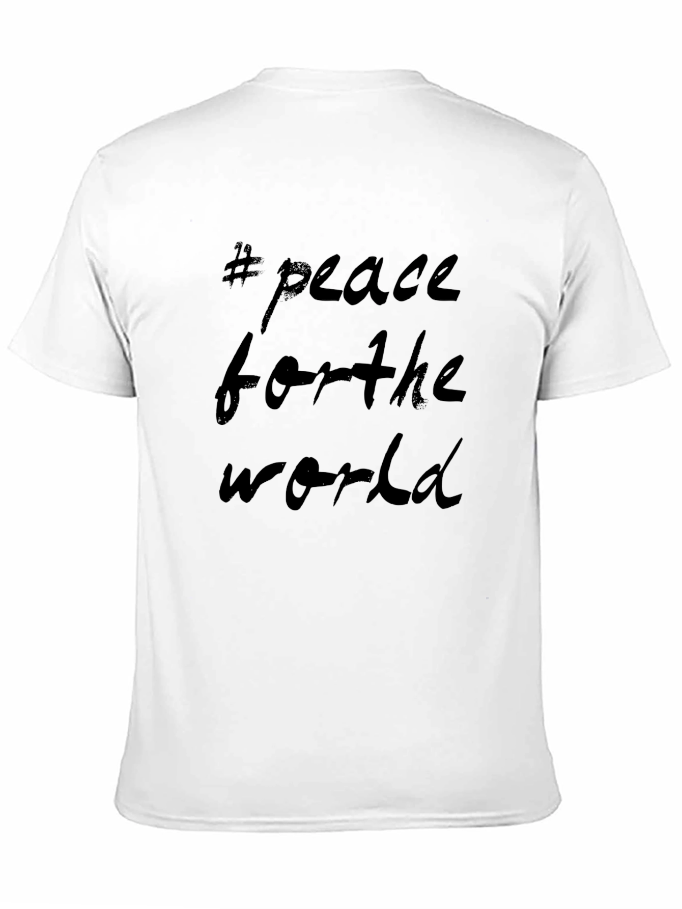 Peace for the World Black T-Shirt