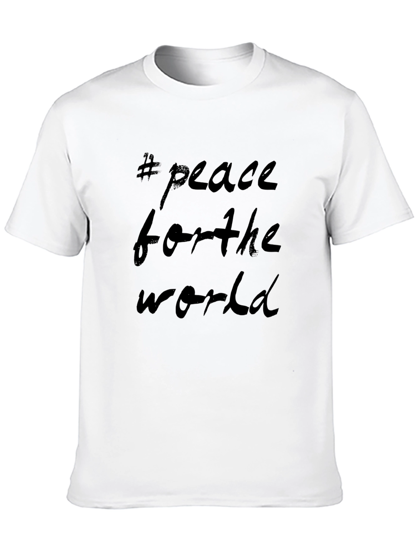 Peace for the World Black T-Shirt