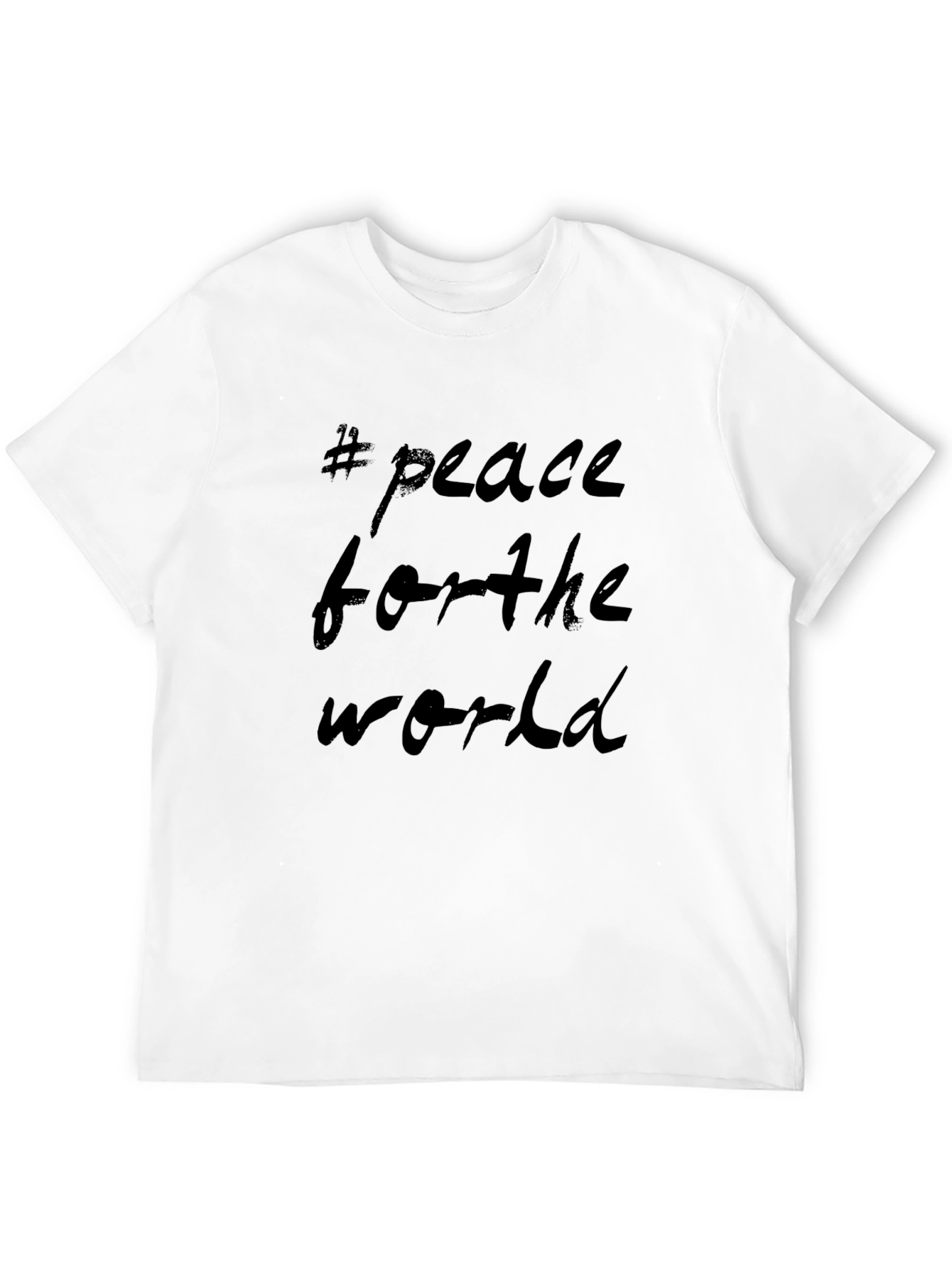 Peace for the World Black T-Shirt