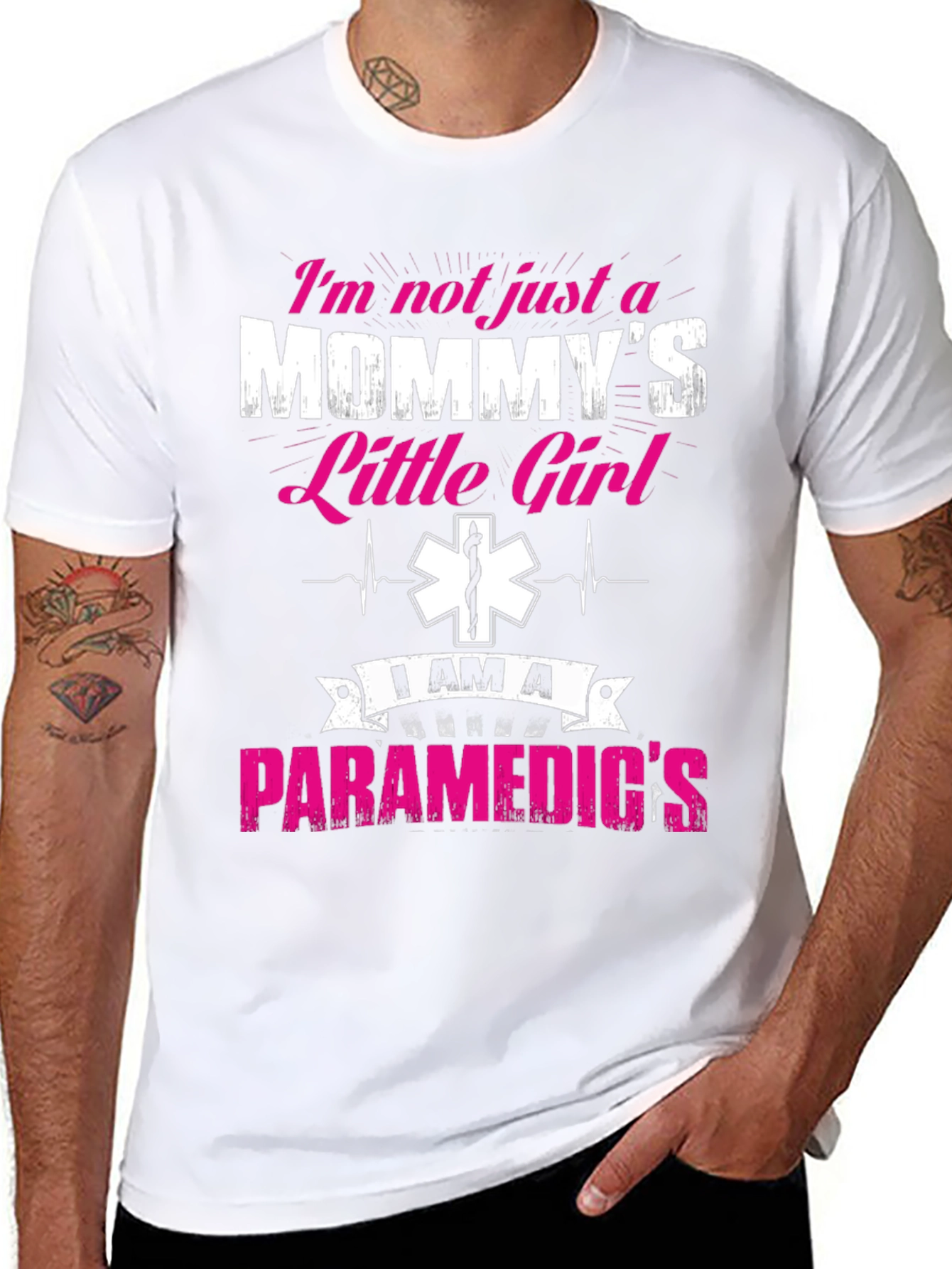 Mommys Little Girl Paramedic T-Shirt