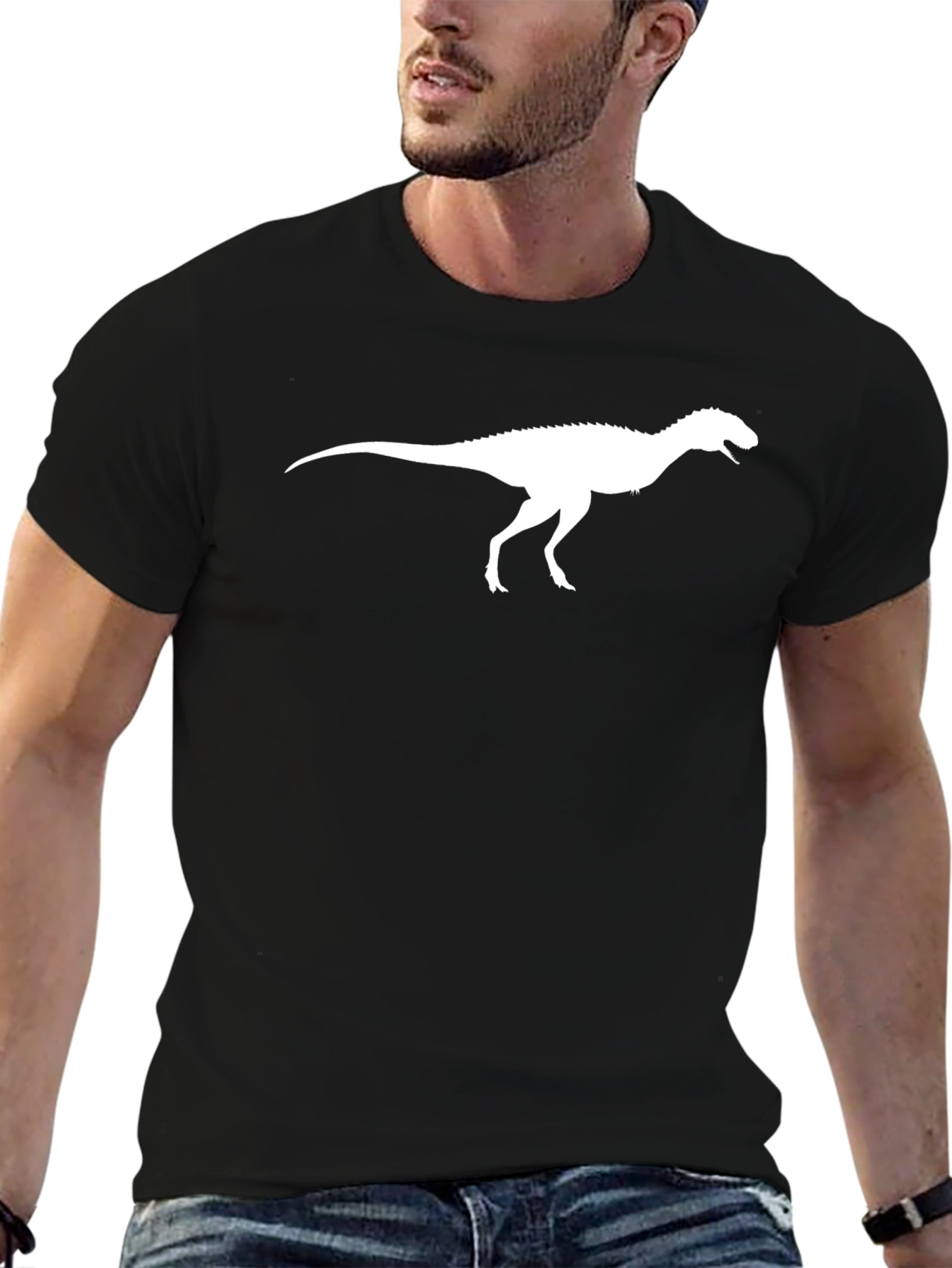 Dinosaur Graphic Tee - Black T-Shirt
